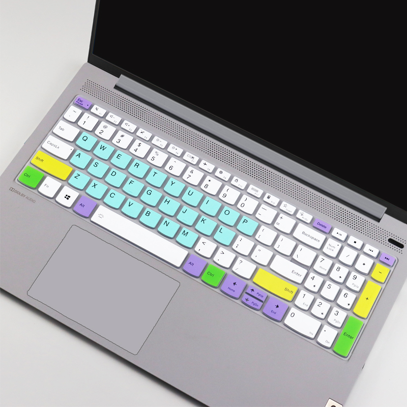 Laptop-Tastaturabdeckung Schutzfolie für Lenovo IdeaPad schlank 3i 15 3 15 Gen 8 2023 15IRU8 15IAN8 15ABR8 15AMN8 15IAH8 15,6'': Silber