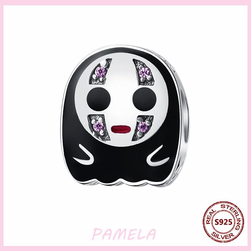 PAMELA-abalorios de plata esterlina 925 para mujer, abalorios de flamenco rosa, perro, búho, Animal, bricolaje para pulsera colgante Original, joyería de: YBT804