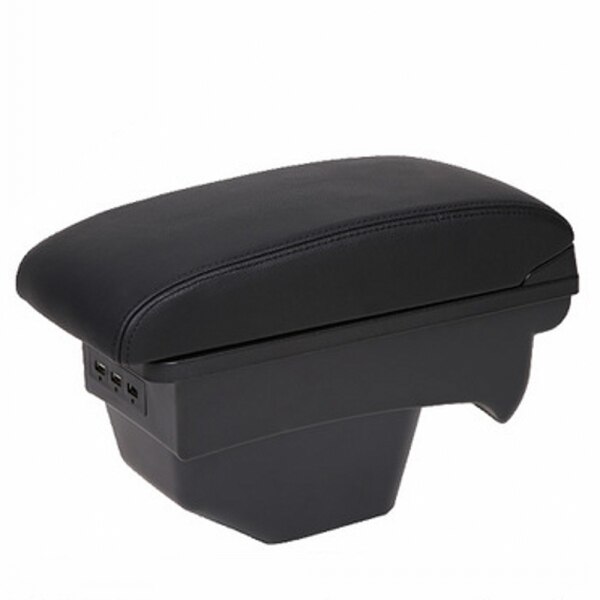 Reposabrazos universal para SW 308, compartimento central para coche, accesorios de modificación con USB, sin montaje: Black black line