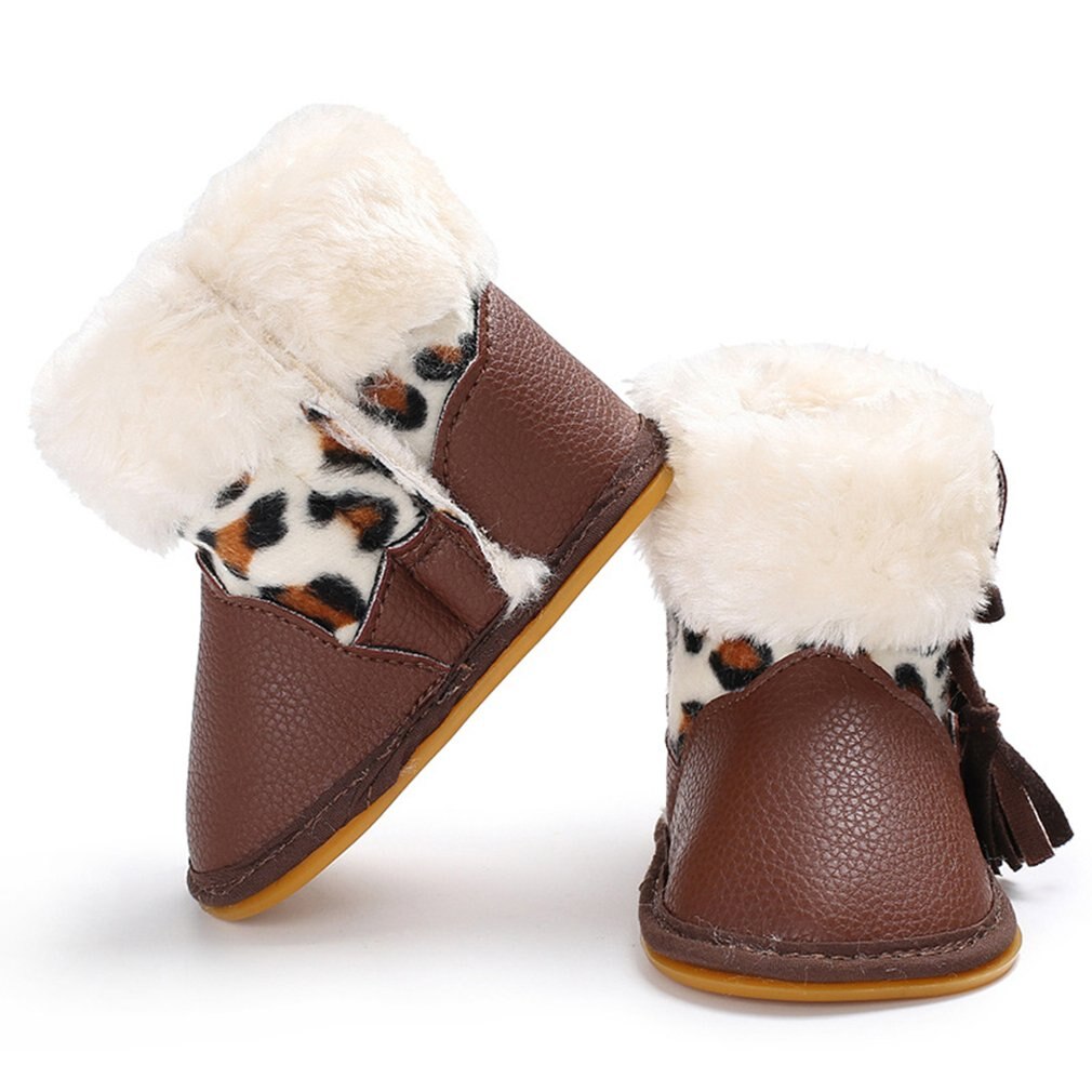 Neugeborenen Winter Weiche Warme Baby Mädchen Schnee Stiefel Ersten Wanderer Kleinkind Stiefel