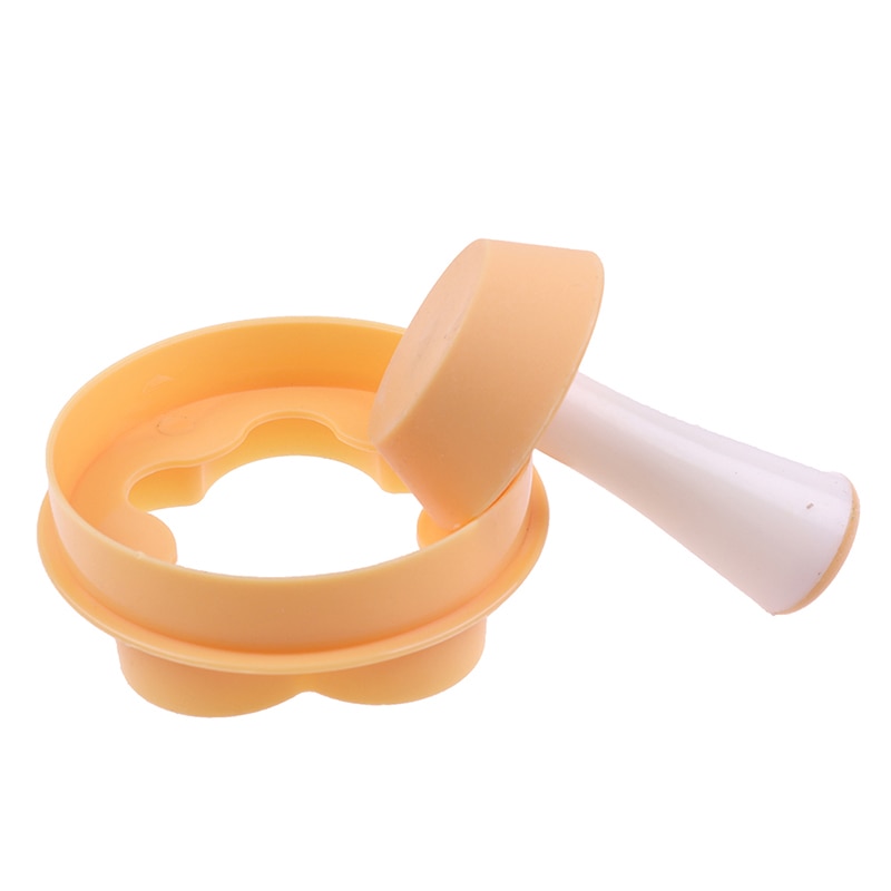 Plastic Pastry Tamper Tart Shell Molds Tart Cutter Flower/Round Dough Cookie Cutter Set Cupcake Muffin Mold