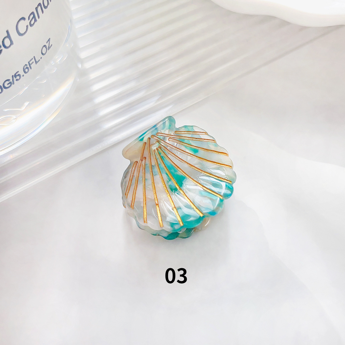 Pinzas para el cabello de concha a la para mujer, Mini Clip de tiburón bonito y dulce, pinzas para el cabello, pinzas para el cabello, accesorios para el cabello a la: YELLOW