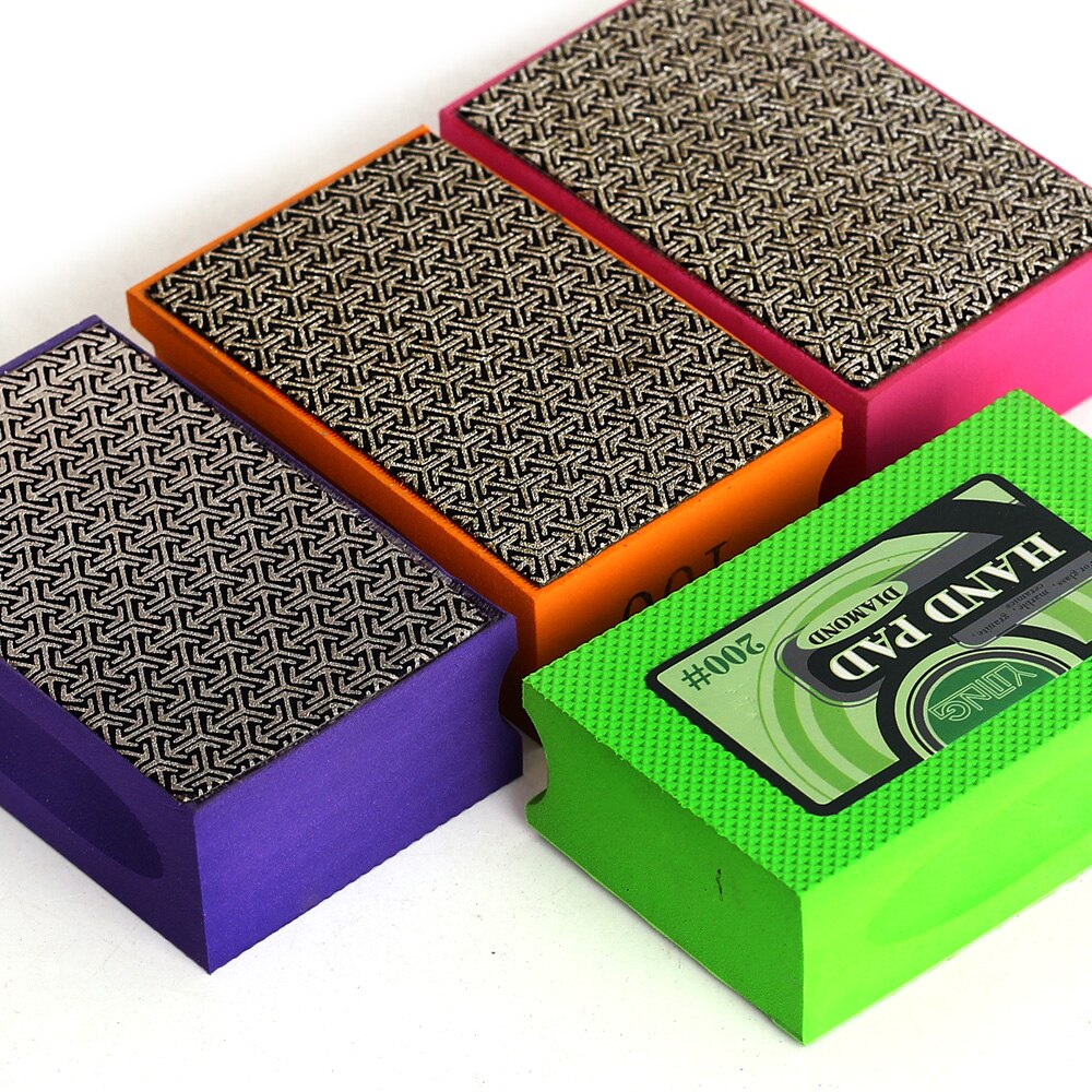 Yijing Diamant De Hand Polijsten Pads Hand Schuren Pads Voor Steen Glas Kunststeen Keuken Schoonmaken Schurende Te