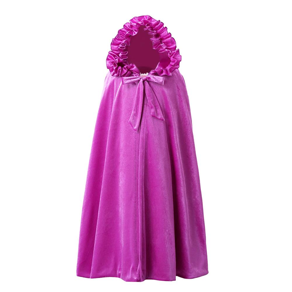 Christmas ice frozen 2 prinsessa prinsessa mantel outfit sjal flicka aisha höst vinter plus sammet barn aisha mantel
