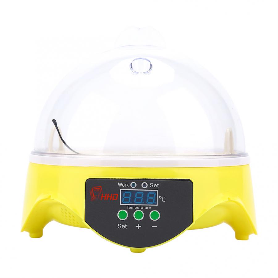 Incubadora Digital de 7 huevos, incubadora de huevos de pollo y pato, incubadora automática electrónica, accesorios de calentador