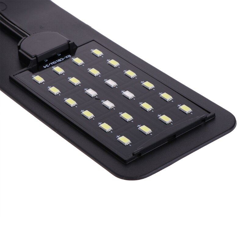 Lámpara de ahorro de energía para acuario, luz LED de 10W de alto brillo para pecera, 5730, enchufe europeo