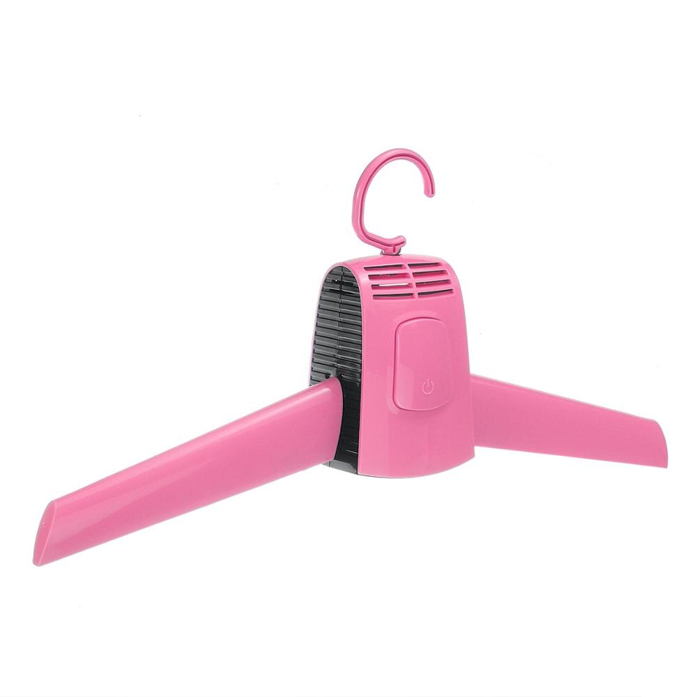 Przenośne wieszaki ubrania elektryczna suszarka na pranie inteligentna suszarka robić butów stojak płaszcz na zimę strona główna wieszaki na pręt: Różowy