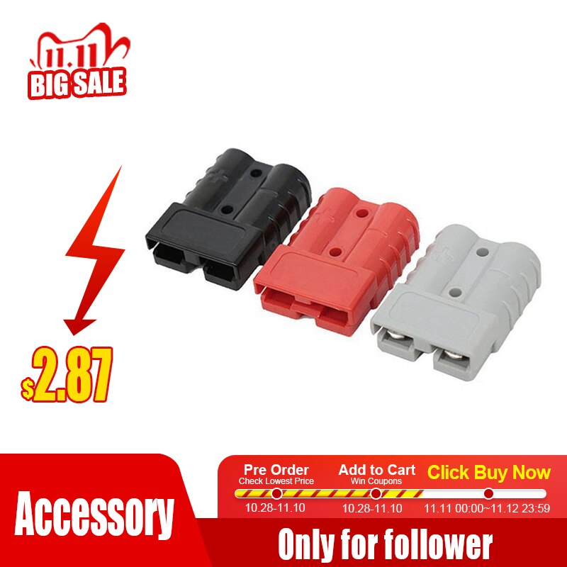 Paire de connecteurs Style Anderson 50a, 120a, 175A, 350A, prise SB50, accessoires de caravanes, chargeur de chariot élévateur, 10 pièces