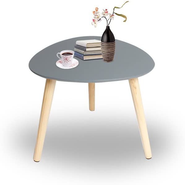 Coffee Table with Wood Legs Modern Decor Side Table for living Room Balcony and Office