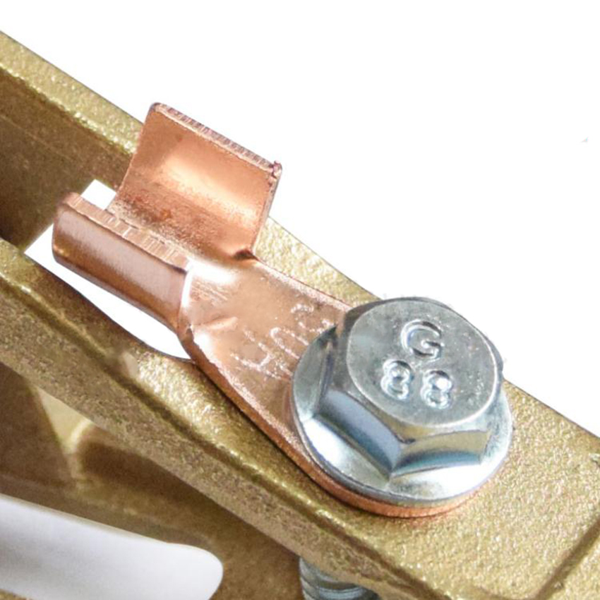 Electric 260 Amp Grounding Work Clamp Ground Welding Earth Clamp Ground Cable Copper Clip for Arc Welding Plasma Cutting Machine