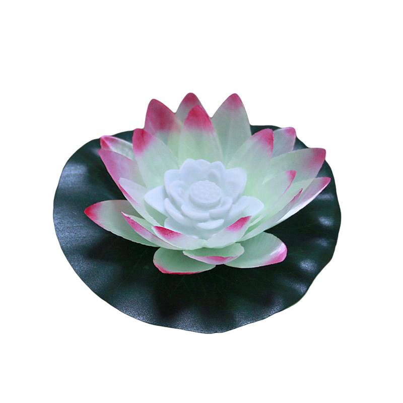 LED wünschen Licht Lotus Wasser Laterne Lampe Blume Schwimmbad Licht Bunte Wasser Laterne Kerze Lampe für Hochzeit Party Festival Dekor: Weiß