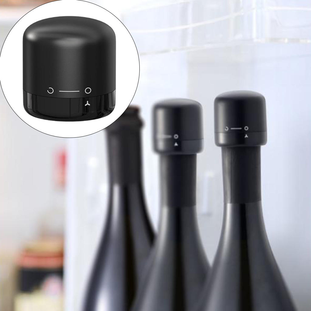 Bottle Stopper Saver Cover Rotating Lock Sealed Storage Retain Freshness Wine Tools Compact Without Leaking for Wine Soda
