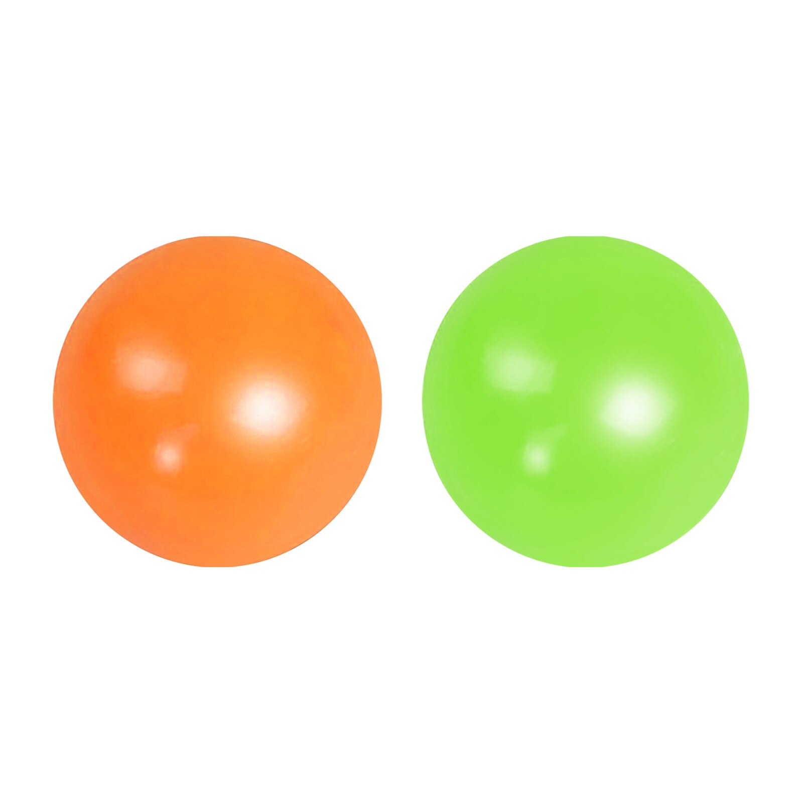 Fluorescent Sticky Wall Ball Sticky Target Ball Decompression Toy Kids Target Ball Stress Ball Decompression Throw Novelty: L