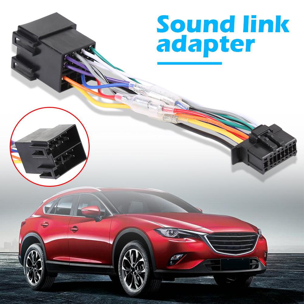 Durable Stereo Wiring Harness Connector Car Stereo Radio ISO Wiring Harness Connector 16 Pin PI100 for Pioneer 2003-on
