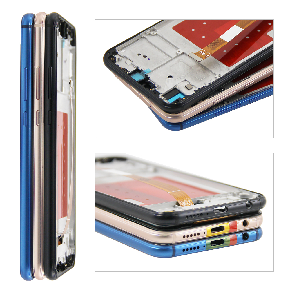 Pantalla de 5,84 pulgadas para Huawei P20 lite pantalla Lcd Digitalizador de pantalla táctil Digital con marco para Huawei P20 lite ANE-LX1 LX2 LX3 LX2J