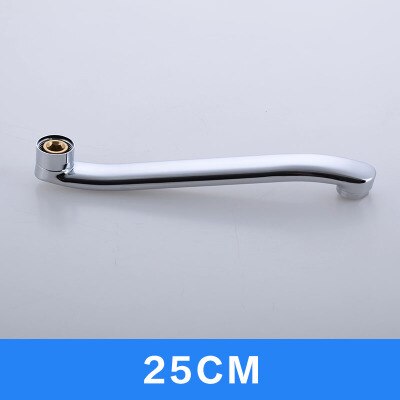 Stainless steel pipe s, 18/22/25 / 30cm kitchen faucet water outlet pipe: 25CM