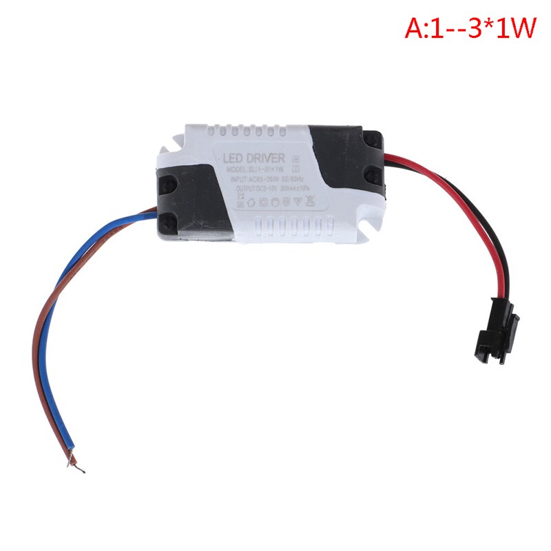 1Pcs 3W-36W Led Driver Licht Transformator Constante Stroom Voeding Adapter: 1