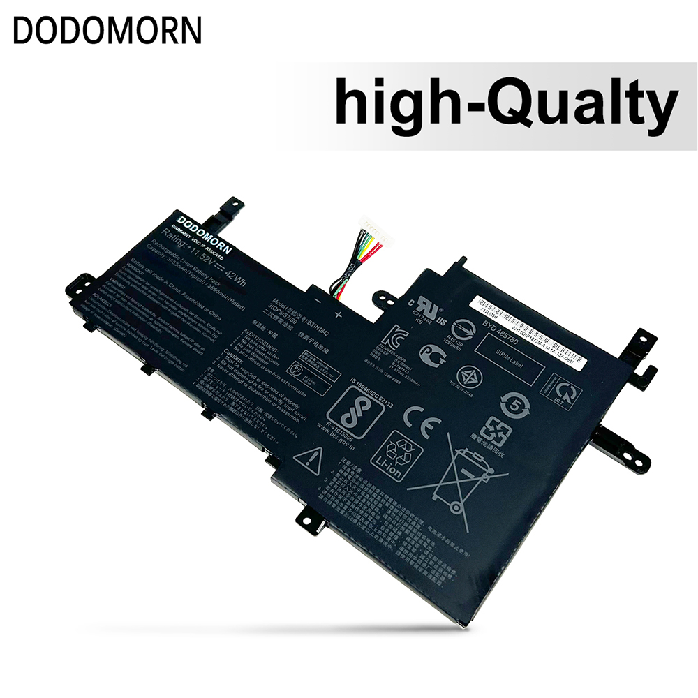B31N1842 Battery For ASUS VivoBook 15 X513EA K513EA S513EA S531FA S533UA F513EA F513EP F513IA Batteries 11.52V 42Wh 3653mAh