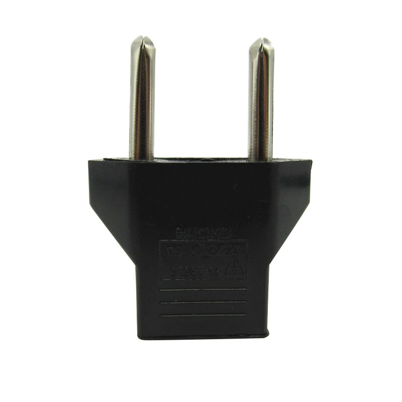Adaptateur de prise électrique de voyage, prise de courant UK CN US à EU Euro européenne, 2 broches, cordon d'alimentation, prise de courant, 1 pièce: Default Title