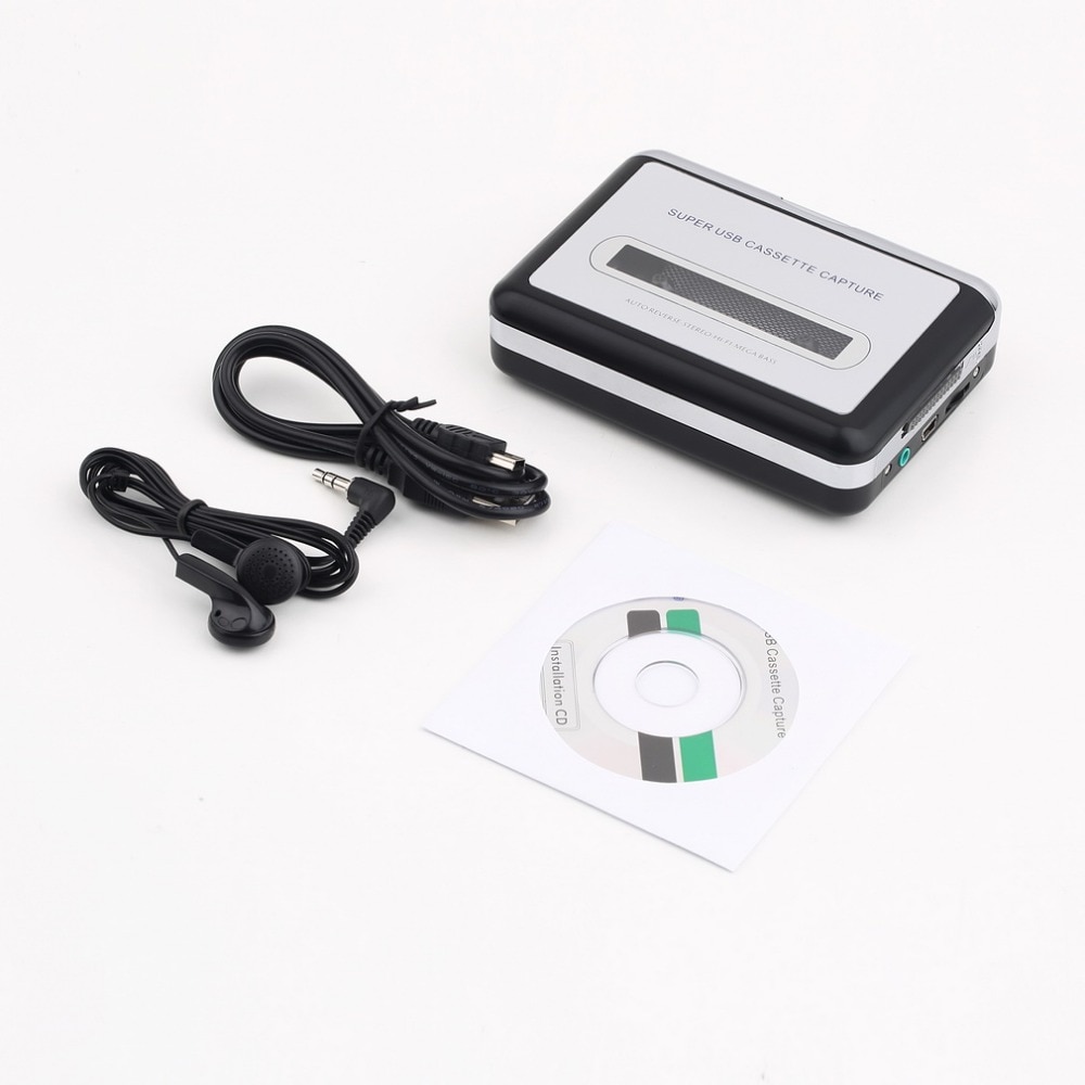 Portable USB Cassette Player Capture Cassette Recorder Converter Digital Audio Music Player