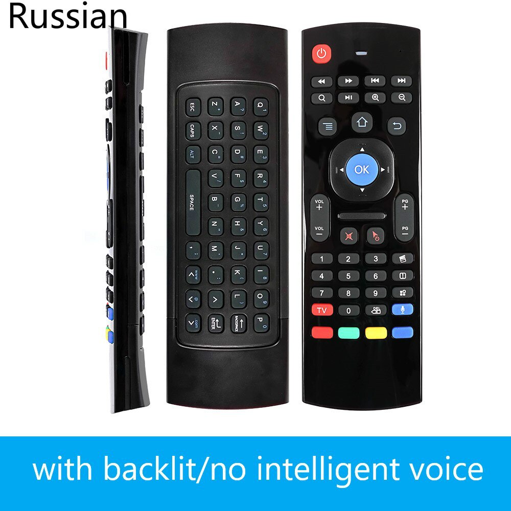 MX3 Wireless Keyboard T3 Smart Remote Control 2.4G RF Backlit Air Mouse with Voice Microphone for X96 Tx3 H96 for Android TV Box: 04