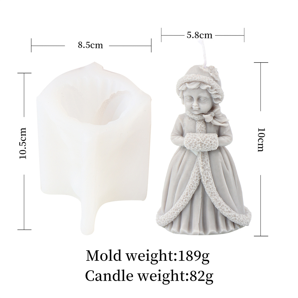 Multi-Modell Weihnachts Ball Kerze bilden Silikon bilden Weihnachten kreative Dekor Elch Glocke Schneemann Seife Werkzeug