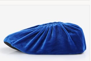 Dames En Mannen Overschoenen Winter Wasbare Schoenen Covers Indoor Bont Doek Schoeisel Pocket Voor Kinderen Recycle Gebruik Op Factory Hotel: adult royal blue