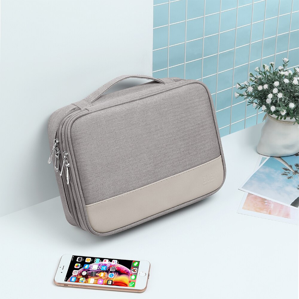 Bubm Kabel Organizer Bag Usb Gadget Opslag Gevallen Waterdichte Universele Power Bank Elektronische Accessoires Pouch Voor Office Home