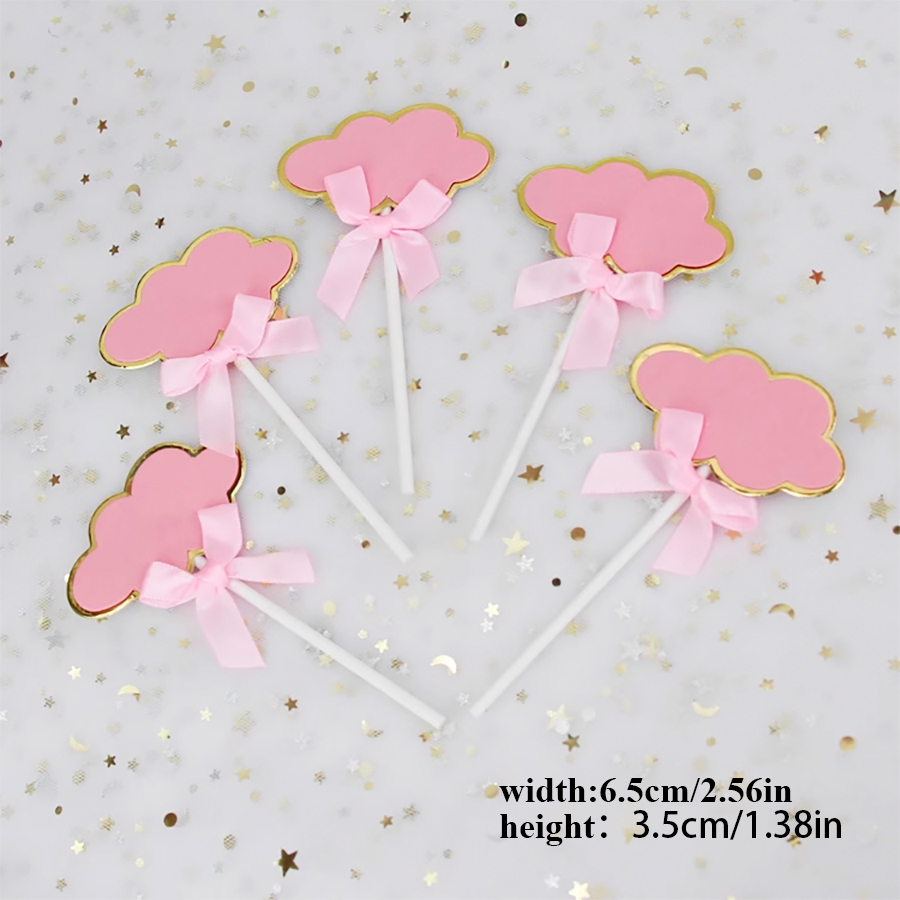 Happy Birthday Cake Decoration Accessories Internet Celebrity Clouds Letterable Greeting Cards Blank Card Inserts: army green