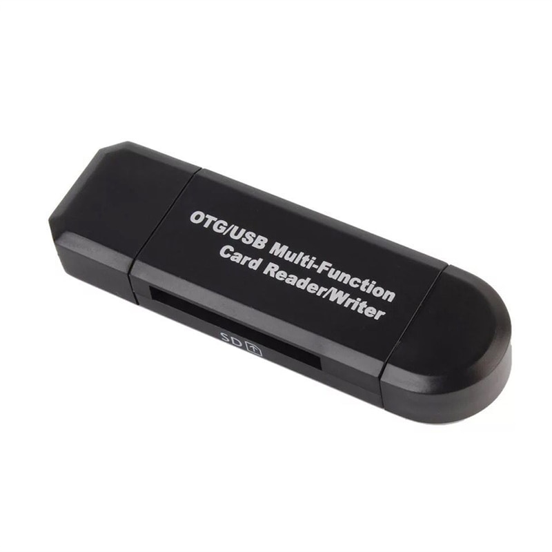OTG Micro SD Card Reader USB 3.0 Card Reader 2.0 For USB Micro SD Adapter Flash Drive Smart Memory Card Reader Cardreader: Black