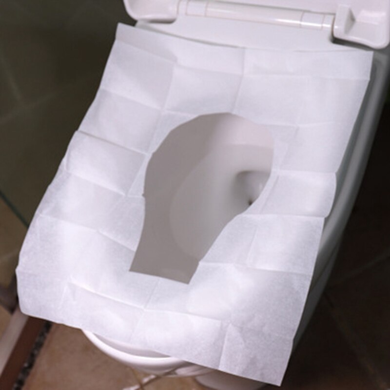 Engangs toiletpapirmåtte engangs toiletdækselmåtte miljøvenlig rejsegadget bærbart badeværelse tilbehør