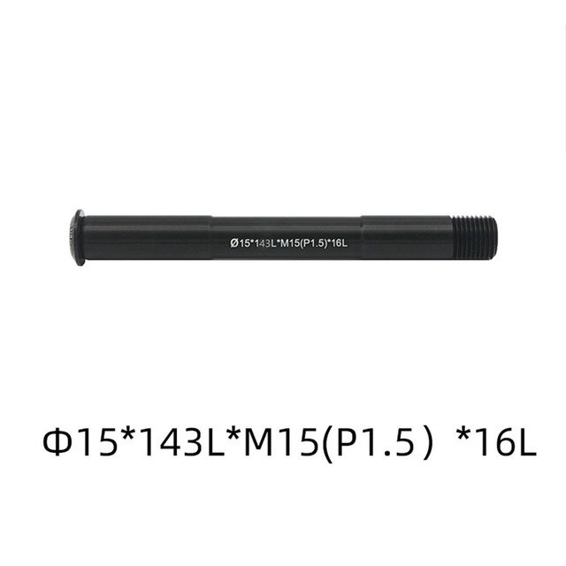 Bicycle Thru Axle Aluminum Alloy MTB Bike Quick Release Hubs Tube Shaft Skewers Cycling Front Rear Axle Replacement Accessories: 15x143LxM15