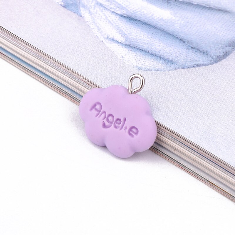 10 stk kawaii Sky Bie harpiks sjarm søt anheng funn diy øredobber halskjede leker nøkkelring diy dekorasjon smykker gjør