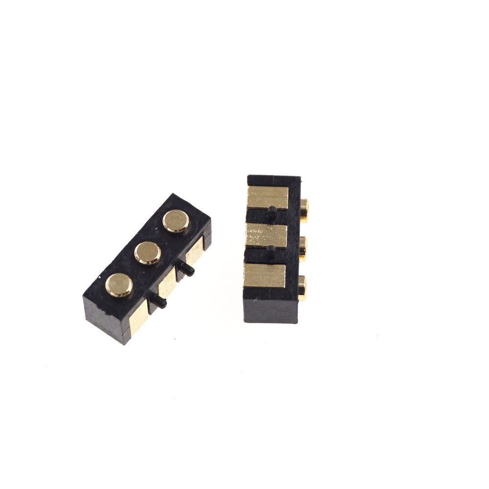 Conector pin Pogo con resorte de 5 uds., superficie de montaje en ángulo recto de 3 pines SMD macho hembra, alfombrilla de objetivo SMT de paso 2,5mm, sonda de contacto: Female