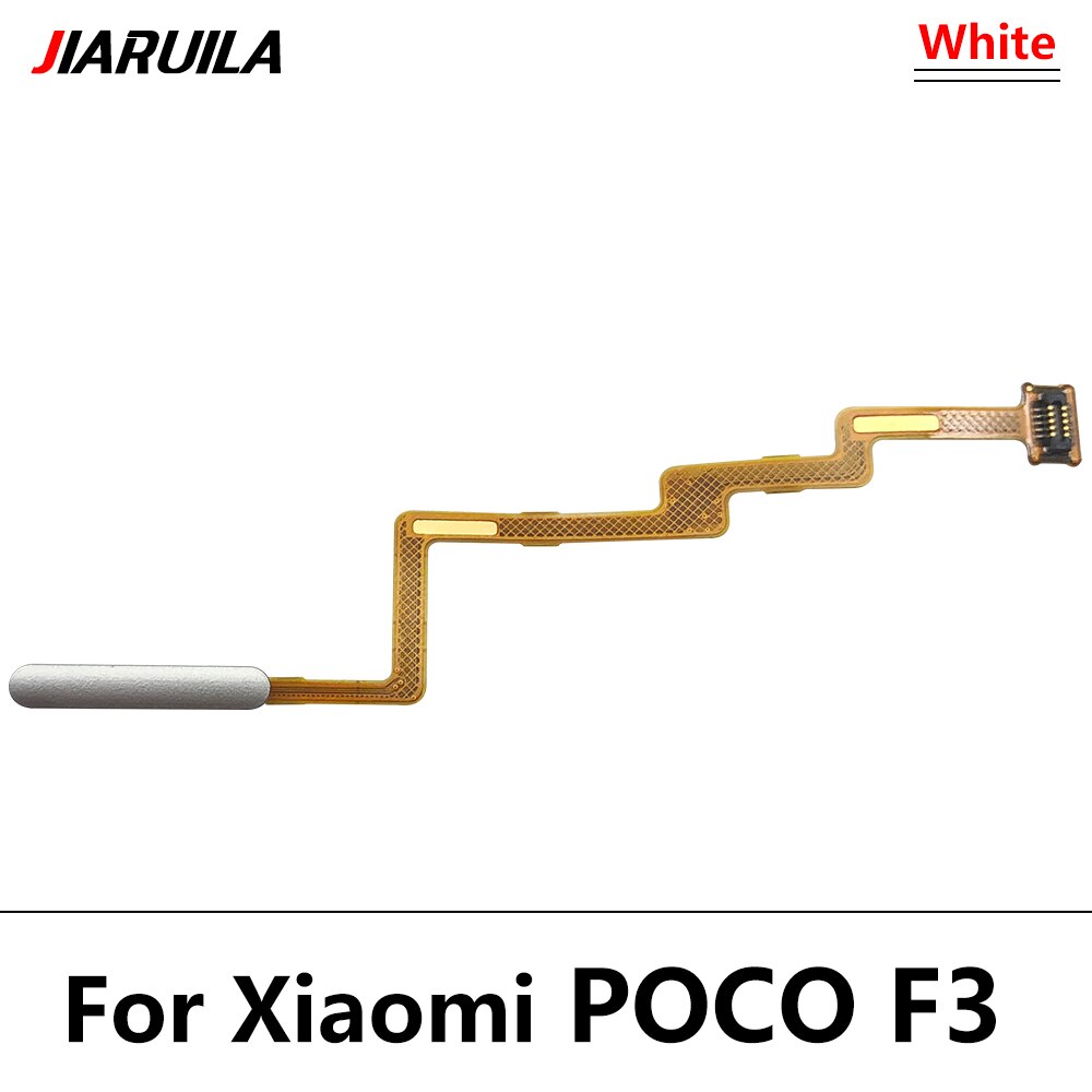 Cable flexible de escáner de huella dactilar para Xiaomi Poco F3, Sensor de identificación táctil, botón de inicio, piezas de reparación de teléfono inteligente PocoPhone F3