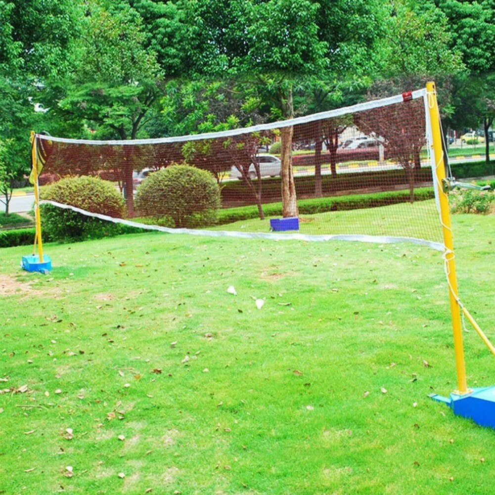 Filet de Badminton Standard 6.1x0.75m, en Fiber, Portable, , à démarrage rapide, pour l'entraînement sportif en intérieur et en extérieur