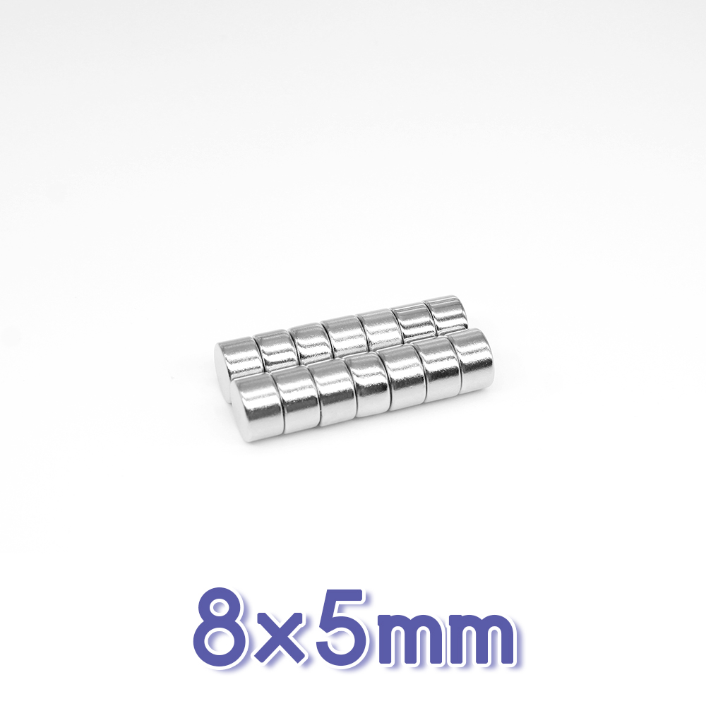 10/20/50/100/150/200 pièces 8x5 Mini aimant rond N35 disque néodyme aimant puissant Permanent 8x5mm 8*5mm