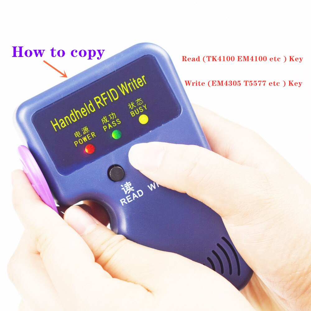 Handheld 125KHz RFID Duplicator Copier Writer Prog... – Vicedeal