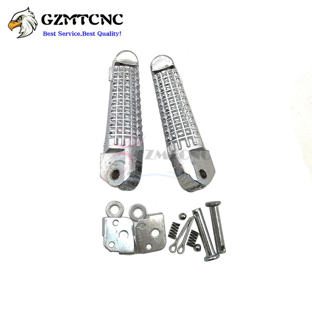 DR-Z400 Rear Left & Right Footrest Foot Pegs for Suzuki DRZ400 DRZ400E DRZ400S DRZ400SM Passenger Footpegs Aluminum Pedals