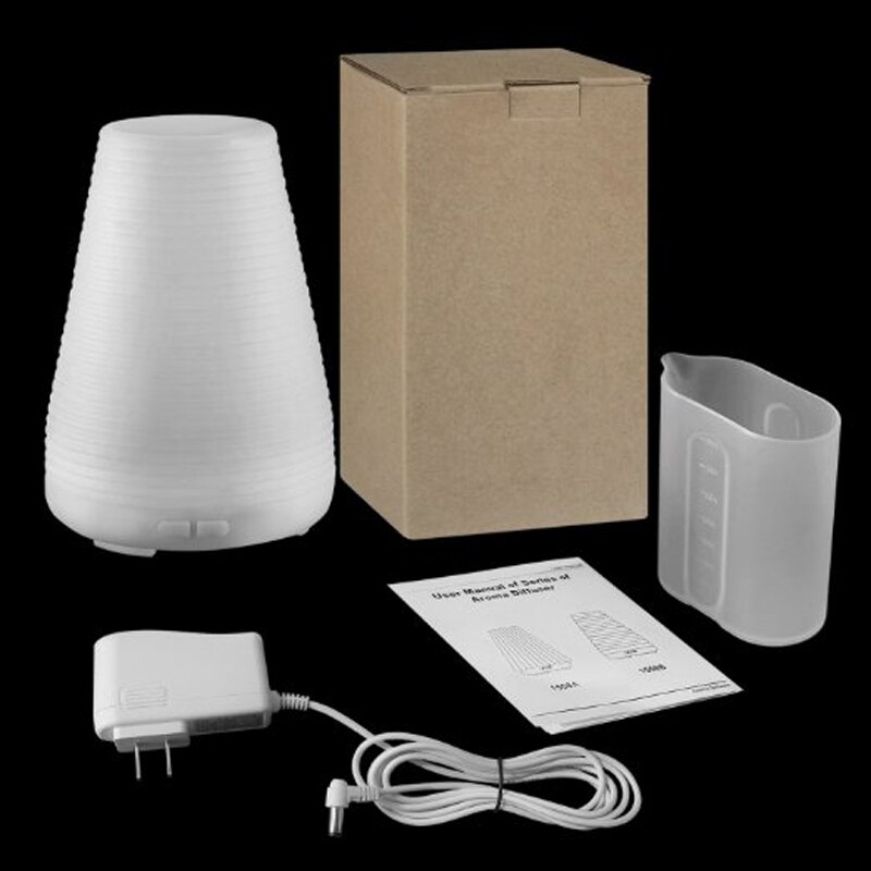 Ejoai Essentiële Olie Diffuser Luchtbevochtiger Aromatherapie Olie Diffusers Ultrasone Mist met 7 Kleur Veranderende LED Diffuser