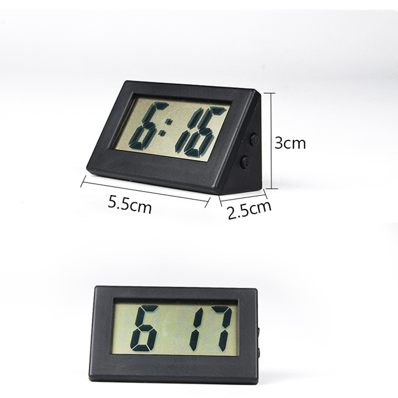 Mini Clock Simple Electronic Clock Bedside Clock Car Clock Student Clock Portable Desk Clock Digital Clock with Date