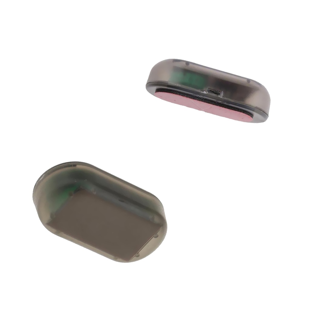 2 Pieces Red/Blue LED Light Anti-theft Security Flashing Warning Blinker