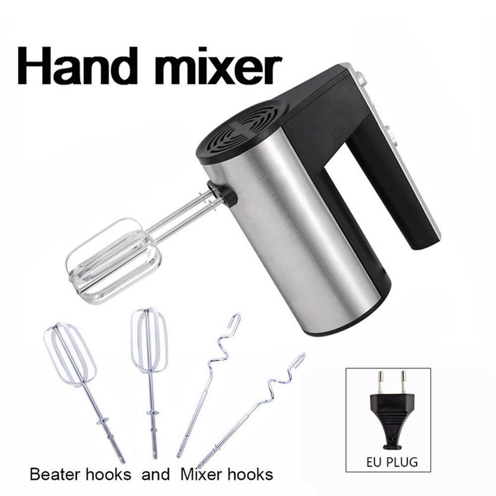300W Electric Hand Food Mixer High Power Kitchen Gadgets Egg Beater Dough Cake Cream Food Blender Baking Accessories