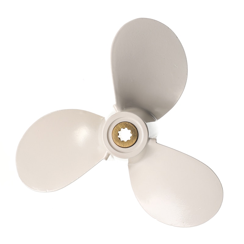Båtmotor utombordare propellrar marines aluminiumlegering utombordare marina propeller tre blad tillbehör