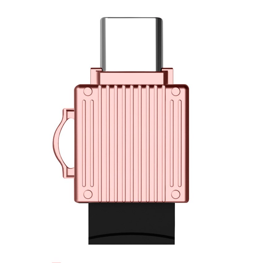 Kortleser usb  c 3.1 sd/ micro sd tf otg type c smart minnekort adapter for bærbare kortleser sd kortleser tofoco: Gull