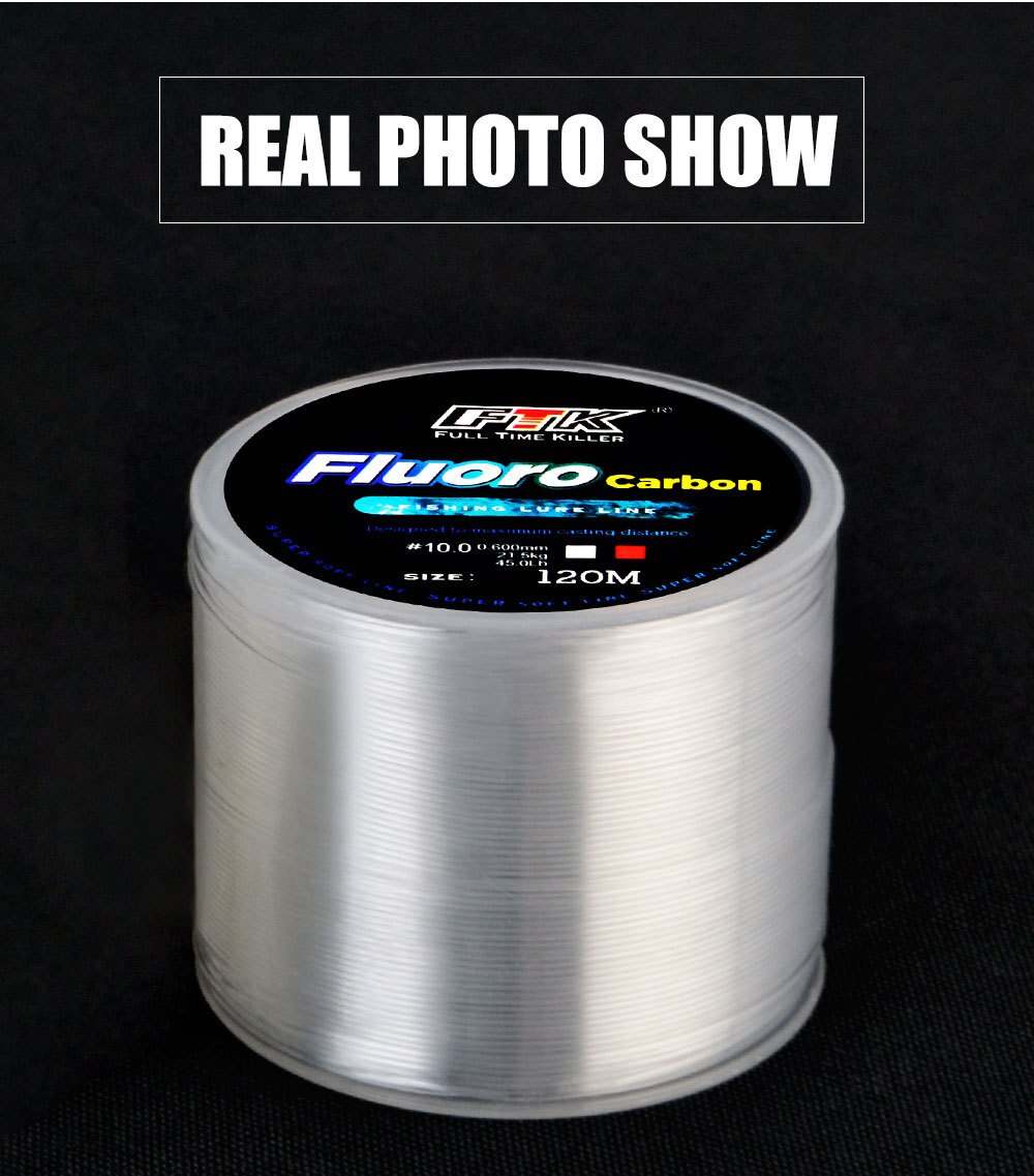 Qualité Fluorocarbone Ligne de Pêche 0,35mm 100m 12,3Kg Fichier Unique Schnur