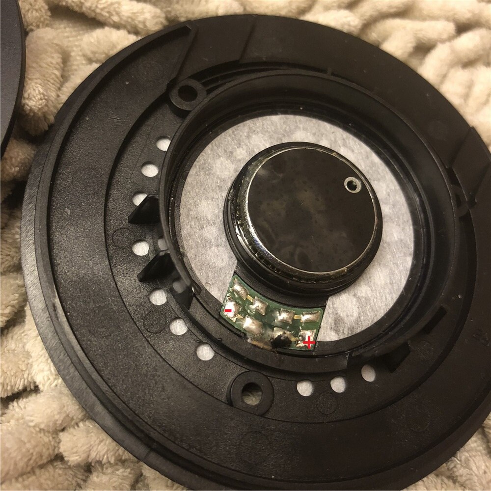Original Ersatz reparatur teil 32Ohm 40mm Lautsprecher für Onkyo ES-FC300 Kopfhörer DIY 40mm Titan treiber mit Vorderseite Startseite: 1Stck FC300 Lautsprecher