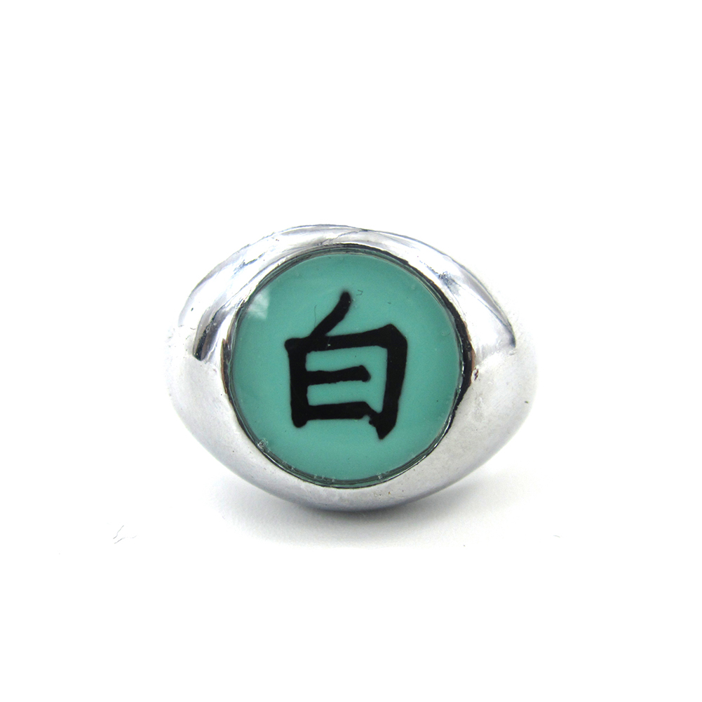Bsarai Ninja Itachi Deidara Sasori Kakuzu Orochimaru Zetsu Hidan Cosplay Ring: Silver