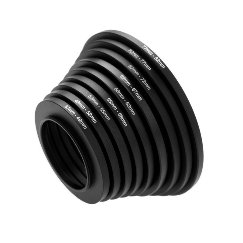 37-40.5 37-49 40.5-43 40.5-46 40.5-49 40.5-52 40.5-58 43-46 43-49 43-52 46-49 46-52 46-58 Mm lens Step Up Ring Filter Alle Camera