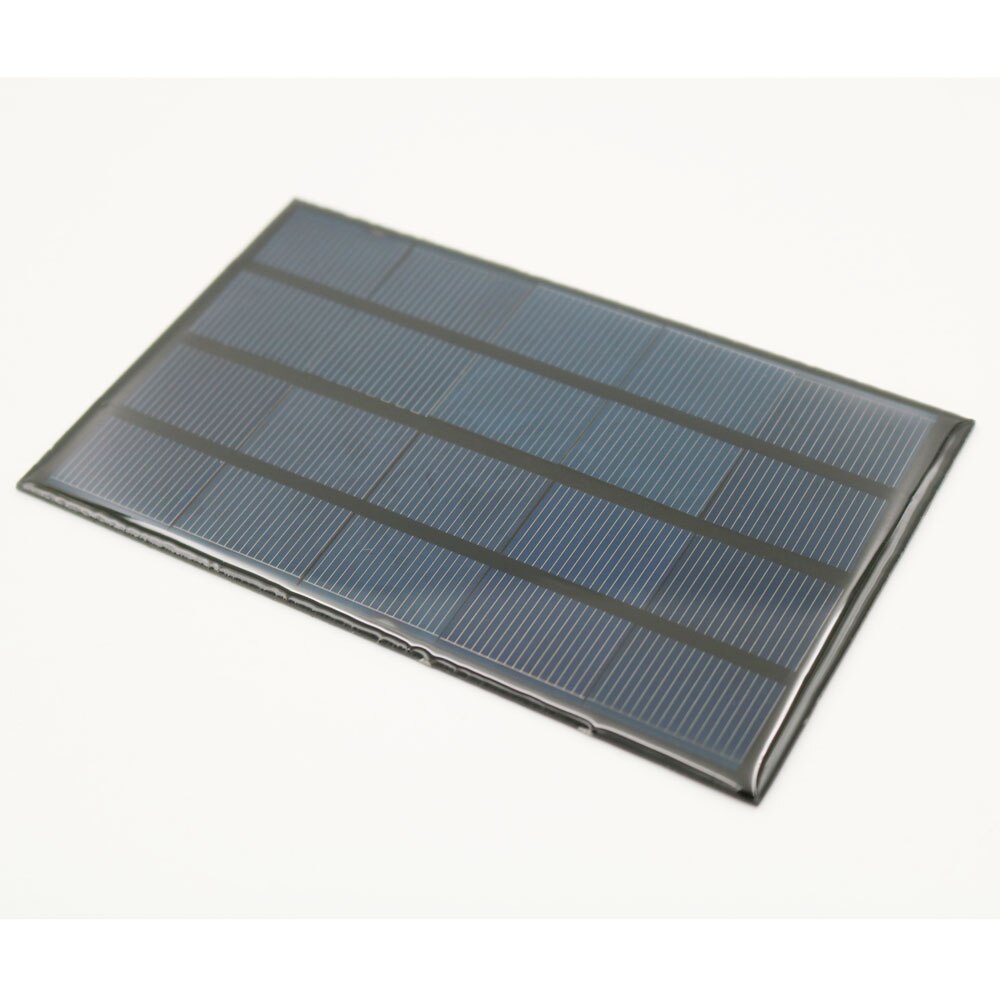 5V 2W 400mA panel solar polisilicio DIY cargador de batería pequeño mini Cable de batería solar juguete luz solar 5V